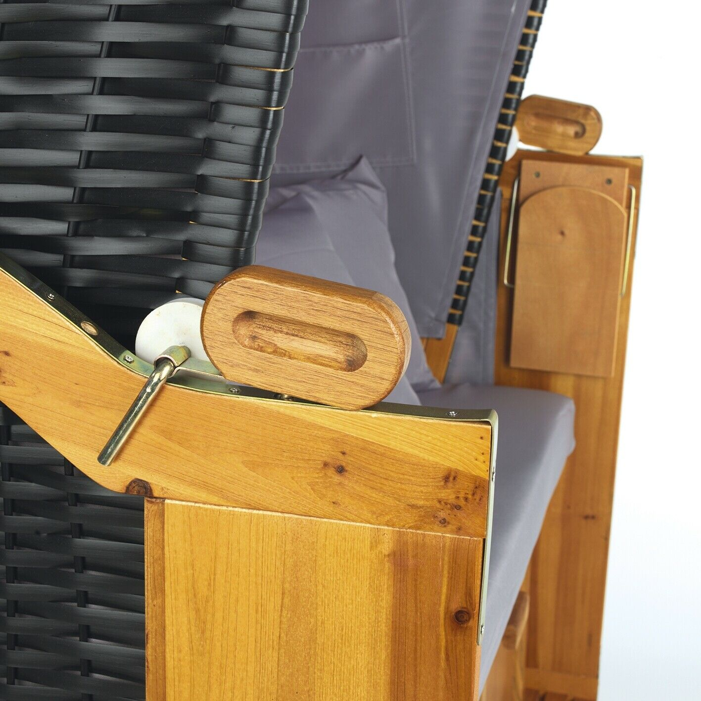 Beach Chair Premium Full Recliner Baltic Sea Garden Recliner Sun Island Roller Anti-UV