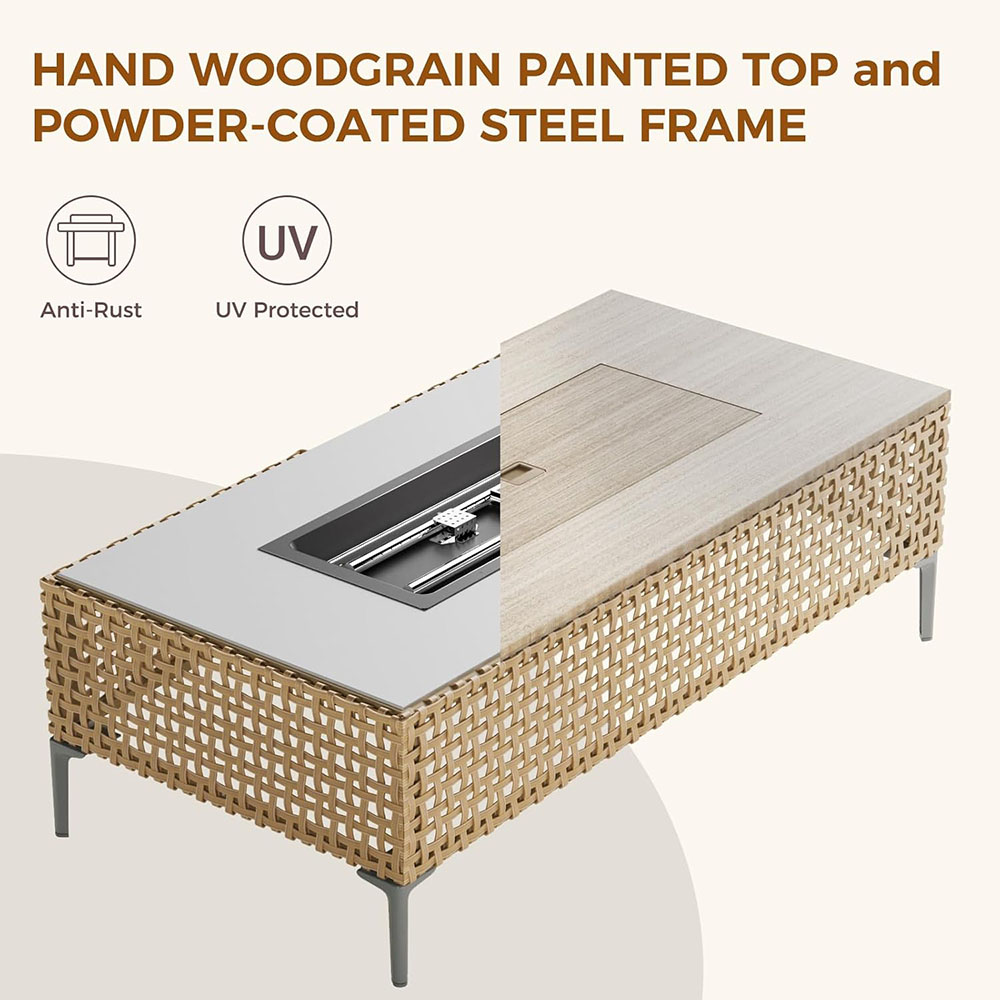 Grand patio 16-Piece Patio Furniture Set with 47