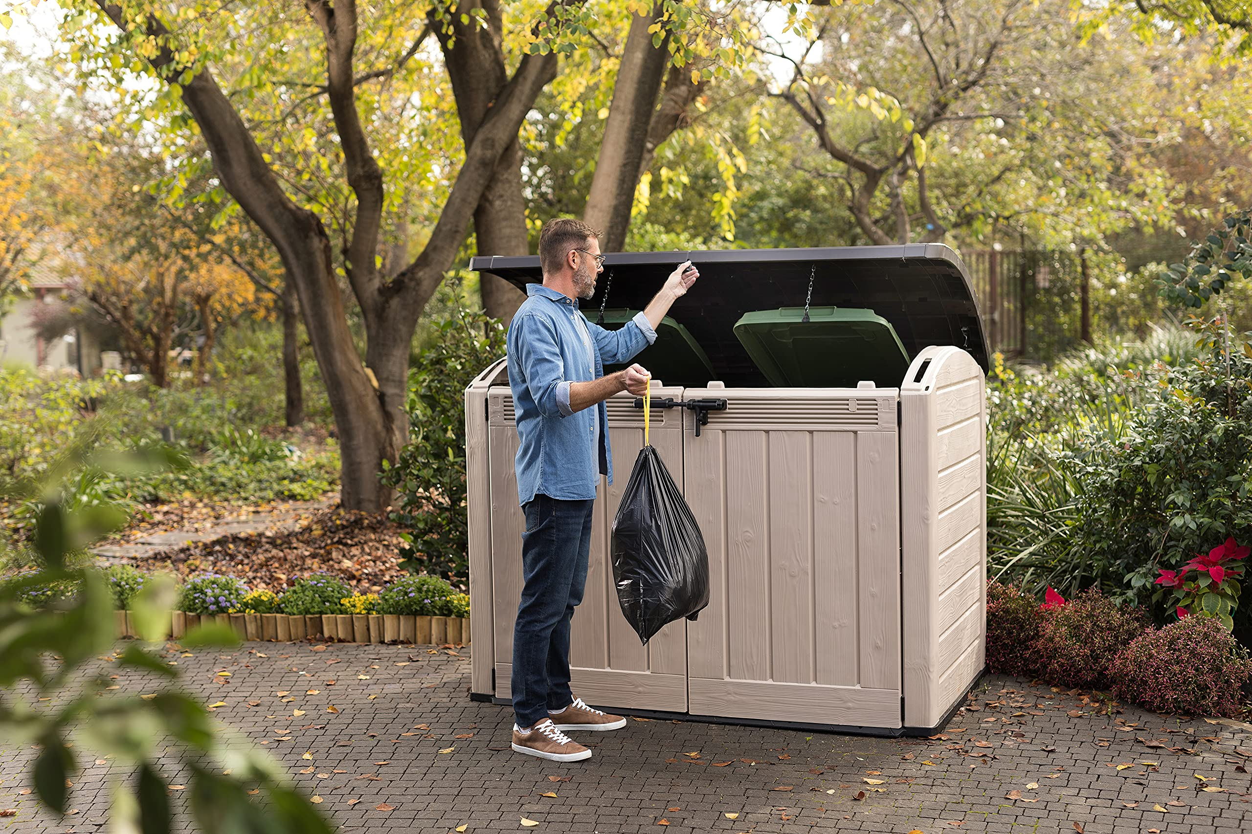 【Storage Shed】【BS】Keter Store-It Out Ultra Outdoor Garden Storage, Bike Shed, Bin Store and More